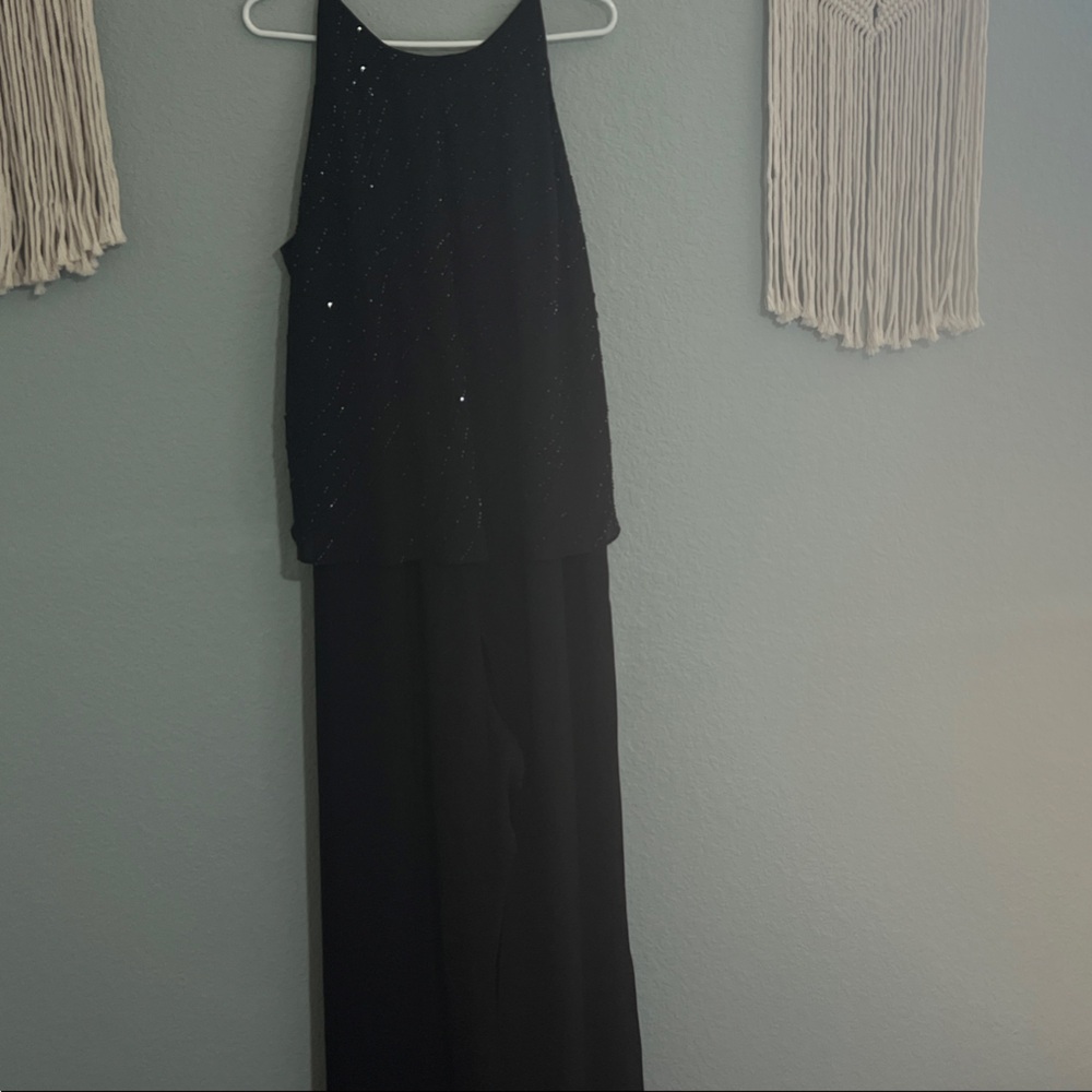 Elegant Black Evening Jumpsuit